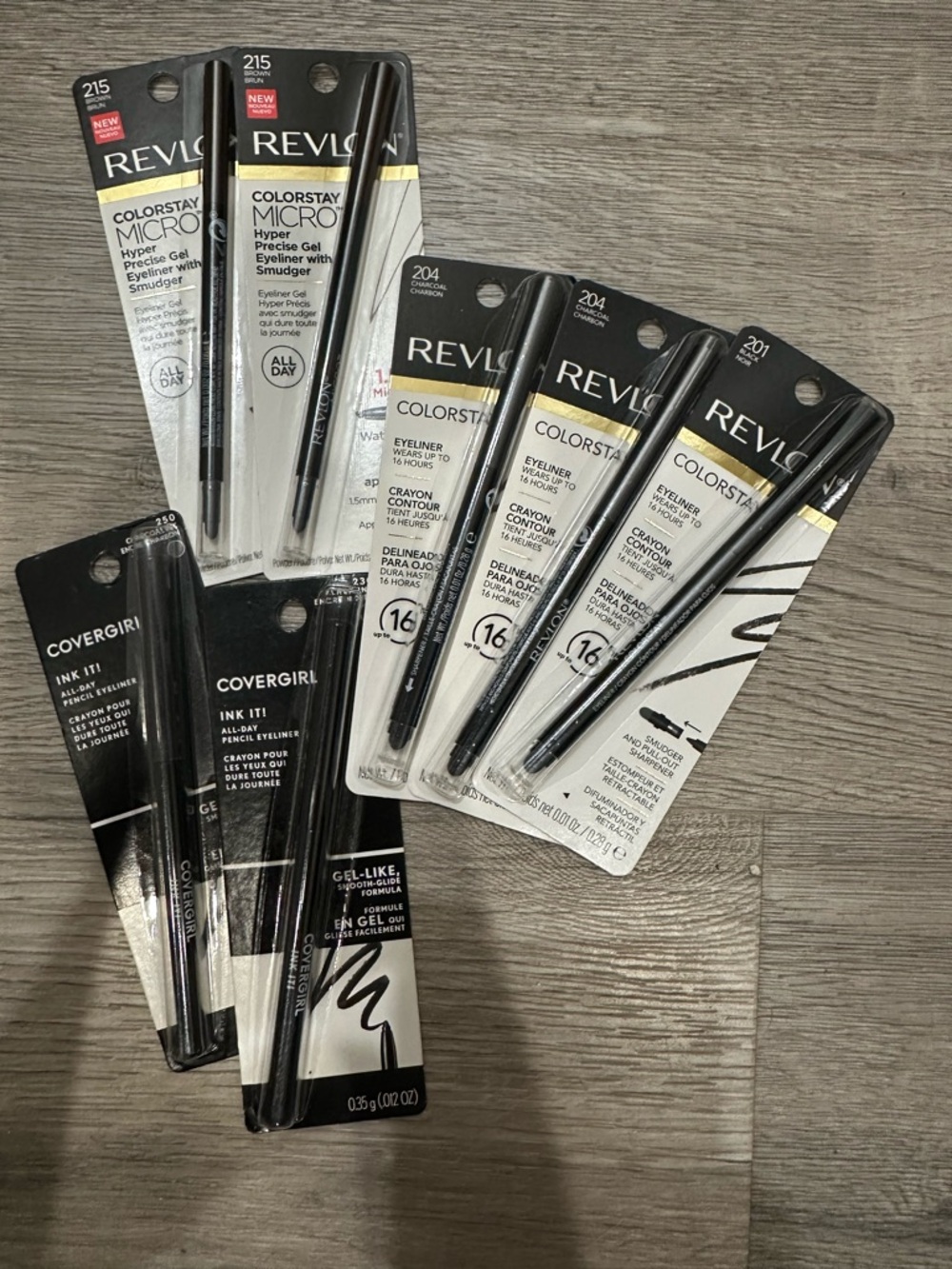 Revlon & Covergirl Black Eyeliner Bundle